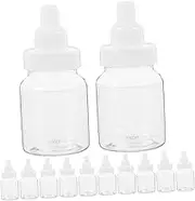 ULTECHNOVO 12Pcs Bottle Candy Box Creative Transparent Milk Bottle Favors for Shower and Reusable Candy Packing Box for Celebrations