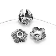 36 Pcs 10mm Bali Bead Cap Antique Silver Plated Jewelry Making 249