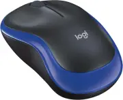 Logitech M185 Wireless Mouse 2.4GHz USB Mini Receiver 1000 DPI Ambidextrous Blue