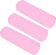 Ipetboom 3Pcs Portable Toothbrush Container Travel Toothbrush Holders Toothpaste Cases for Home Outdoor Use Compact and Leakproof Storage