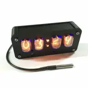 IN-12 Nixie Clock 4-Digit Nixie Tube Clock Time Date Temperature Auto Switching