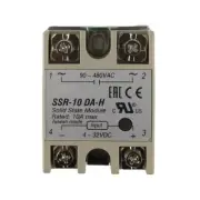 For FOTEK SSR-10DA-H 10A DC-AC Solid State Relay Input 3-32VDC Output 90-480VAC