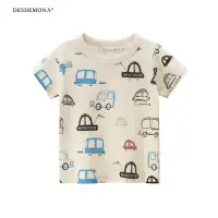 在飛比找蝦皮商城優惠-27kids品牌童裝男童 夏裝 韓版兒童短袖T恤棉寶寶衣服 