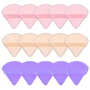 15pcs Powder Puff Face Soft Triangle Makeup Puff For Loose Powder Body Powder