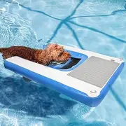 Toriexon Inflatable Water Ramp for Dogs (35.4" x 23.6")- Durable, Puncture-Resistant Surface Ensures Safe and Easy Access to Water for Dogs, Perfect for Pools, Lakes, and Beaches