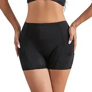 [Homgro] Women's Hip Padding Padded Shapewear Shorts Body Shaper Butt Lifting Hip Dip Padding Mid Waist