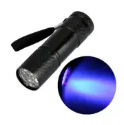 UV Blacklight Flashlight 9 LED Ultra Violet