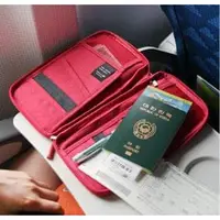 在飛比找蝦皮購物優惠-全新 Travelus護照收納包(長型) 桃紅色