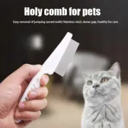 2Pcs Pet Grooming Flea Comb Stainless Steel Care Comb Pets Portable Accessori CR