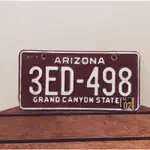 美國 大峽谷 車牌 ARIZONA GREND CANYON 早期 古董