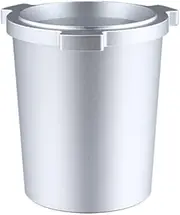 Coffee Dosing Cup,51MM Stainless Steel Espresso Coffee Dosing Cup Rotating Cup for Delonghi 9 Coffee Machine (Dosing Cup Silver)