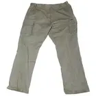 Bisley Workwear Khaki Cotton Pants Size 112S UPF 50+ Anti-Microbial & Anti-Odour