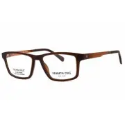 Kenneth Cole New York Men's Eyeglasses Matte Dark Brown Acetate Frame KC0354 049
