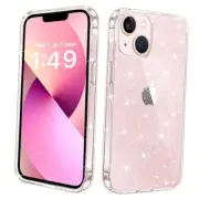 Compatible with iPhone 13 Mini Case, Bling Sparkle Soft TPU Anti Clear Glitter