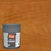 Flood CWF-UV Exterior Wood Stain 5 Gal. Acrylic-Based Penetrating Cedar Tone