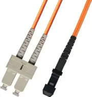 2M Multimode Duplex Fiber Optic Cable (62.5/125) MTRJ-SC
