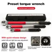Torque Wrench 1/2'' 3/8'' 1/4'' Square Drive Preset Bicycle Torques Hand Tools