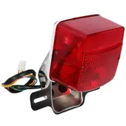 Motorcycle LED Brake Tail Light Turn Signal Light for GN125 125Cc GN125H HJ125-8 Red