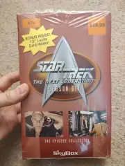 Star Trek Next Generation Season 6 Episode Collection Skybox Cards SEALED *RARE*