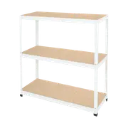 Pinnacle Urban Shelving Unit 3 Tier White 854 x 810 x 310mm