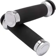 SLYFOX 0630-3084 CC-85-CH-FL-FOX Grips - TBW - Chrome