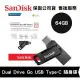 SanDisk 64GB Ultra Go USB Type-C 雙用隨身碟 時尚黑 (SD-DDC3-64G)