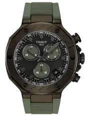 [Tissot] T-Race Quartz Chronograph T1414173706102 Watch in Green