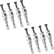 Sarini 8-Piece Door Post Switch, Flange Hood Mounting Pin, Adjustable Momentary On/Off Mounting Pin Switch, with Rubber Sleeve, for Car, Truck, Boat, 20A, 12VDC