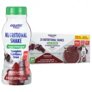 Equate High Protein Complete Nutritional Drink, Chocolate, 8 fl oz, 24 Count