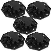 LIFKOME Deck Foundation Support Kit Pcs Adjustable Plastic Pedestals Paver Support Base for Uneven Surfaces