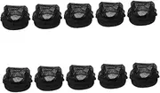 [Alipis] 10pcs Mesh Chef Hat LED Baseball Cap Caps for Men Merino Beanie Chef Apron Hats Hair Nets Food Service Boss Has Net Chefs Hat Costume Catcher Skull Cap Cooks Hat and Hairnet Cotton