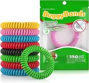 Mosquito Bracelets, 48 Pack Individually Wrapped, DEET Free, Natural and Waterproof Band