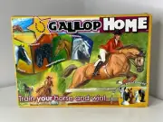 GALLOP HOME Board Game Vintage Complete 2002 Equestrian Horses Train Your Horse