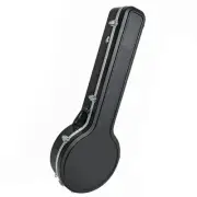 V-Case VCS395 ABS 5 String Banjo Case, Molded, Plush Lined, Black