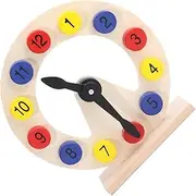 JOINPAYA Wooden Clock Boys and Girls Educational Toy Sorting Clock Toddlers Toys Numbers