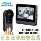4.3" Smart Video Doorbell Wireless Door Bell Phone Ring Intercom Security Camera