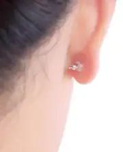 Earring Backs, 100Pcs Flat Earring Backs for Studs/Droopy Ears, Hypoallergenic