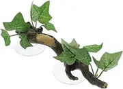 Kisangel Simulated Resin Branches Frog Terrarium Jungle Decor Reptile Tree Branch Faux Branches Fish Tank Decor Frog Decor Terrarium Lizard Toy Snake Terrarium Accessories Frog Tank Toys