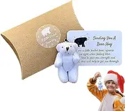 Mini Bear Hug,Tiny Pocket Bear Little Pocket Bear Hug Love Animal Pocket Hug | Little Bear Long Distance Relationship Gifts for Him Friendship Gifts for