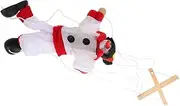 Generic Interactive Christmas Snowman Toy Hand Puppet Pull Strings Plush Boys and Girls Educational Fun Puppet Toy