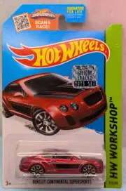 2015 Hot Wheels BENTLEY CONTINENTAL SUPERSPORTS #192∞red;trap∞Speed team∞Factory