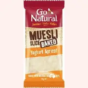 Go Natural Muesli Slice Yoghurt Apricot 90g
