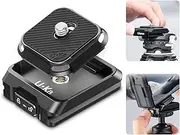Ulanzi Uka C007 Quick Release Plate and Base Kit/One Touch On/Off/Compatible with Uka F38 Plate/Strap/Head/Tripod/Camera