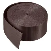 Flat Nylon Webbing Strap 1.5 Inch 10 Yards Brown for Backpack, Luggage-rack