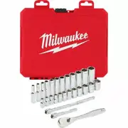 Milwaukee 48-22-9504 28pc 1/4in Drive Metric Ratchet and Socket Set