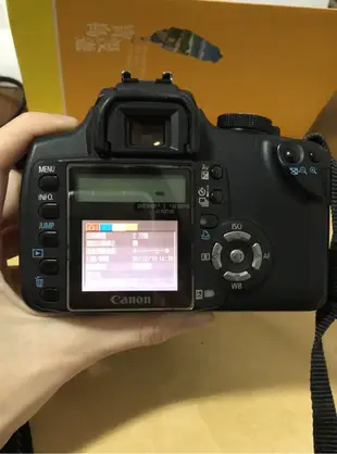 日本 canon 佳能 單眼相機 eos 350D 二手 付電池充電器背帶