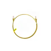 10Pcs Cat 6 Ultra Thin Lszh Ethernet Network Cable Yellow