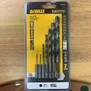 Dewalt Black & Gold Impact Ready Metal Drill Bit Set 7Pc