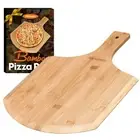 Pizza Peel 12 Inch, Natural Bamboo Pizza Peel Pizza Paddle Spatula Oven Acces...