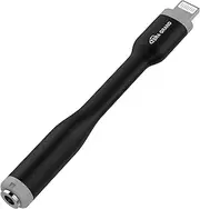 Apple MFi Certified Lightning to Headphone Jack Audio Adapter, Black with Durable, Flexible, Super Soft PVC Jacket for iPhone Xs XS Max XR X 8 8 Plus 7 7 iPad Pro Air Mini iPod (Black)